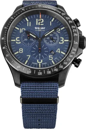 Traser H3 P67 Officer Pro Chronograph Blue Watch