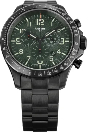 Traser H3 P67 Officer Pro Chronograph Green Watch