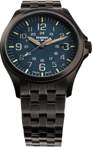 Traser H3 P67 Officer Pro GunMetal Blue Watch