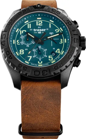 Traser H3 P96 OdP Evolution Chrono Petrol Watch