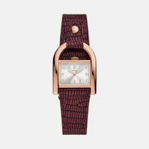 Women's Rose Gold Analog Stainless Steel Watch ES5301