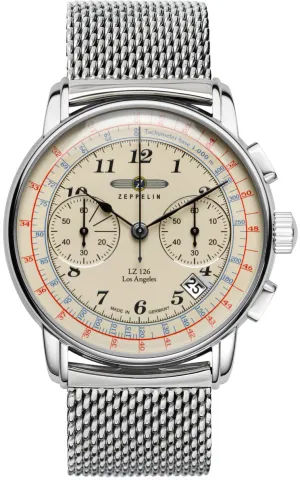Zeppelin LZ 126 Los Angeles Quartz Chronograph Watch