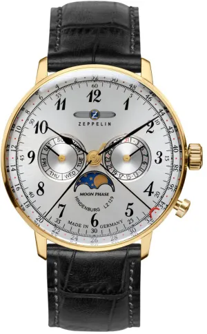 Zeppelin LZ 129 Hindenburg Moonphase Mens Watch