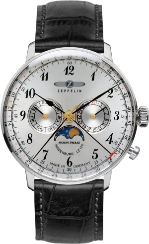 Zeppelin LZ 129 Hindenburg Moonphase Mens Watch