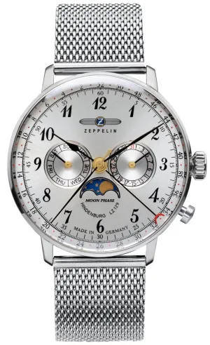 Zeppelin LZ 129 Hindenburg Moonphase Mens Watch
