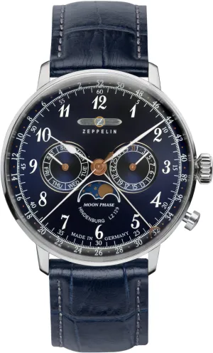 Zeppelin LZ 129 Hindenburg Moonphase Mens Watch